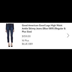 Good American Good Legs Skinny Jeans